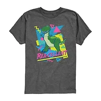 Disney Collection Little & Big Kid Boys Crew Neck Short Sleeve Regular Fit Toy Story Graphic T-Shirt