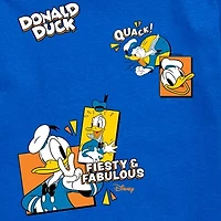 Disney Collection Little & Big Kid Boys Crew Neck Short Sleeve Regular Fit Donald Duck Graphic T-Shirt