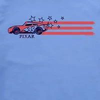 Disney Collection Little & Big Kid Boys Crew Neck Short Sleeve Regular Fit Cars Graphic T-Shirt