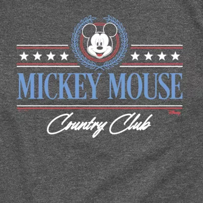 Disney Collection Little & Big Kid Boys Crew Neck Short Sleeve Regular Fit Mickey Mouse Graphic T-Shirt