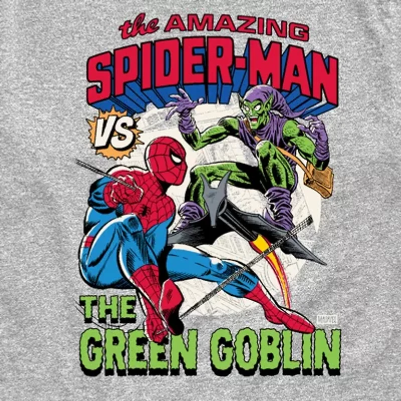 Disney Collection Little & Big Kid Boys Crew Neck Short Sleeve Regular Fit Spiderman Graphic T-Shirt