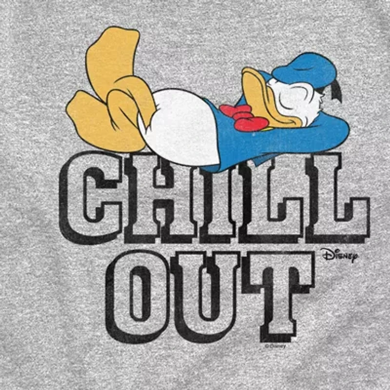 Disney Collection Little & Big Kid Boys Crew Neck Short Sleeve Regular Fit Donald Duck Graphic T-Shirt