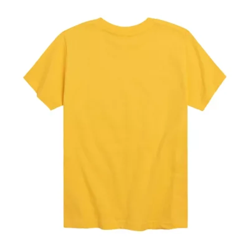 Disney Collection Little & Big Kid Boys Crew Neck Short Sleeve Regular Fit Captain America Hulk Iron Man Graphic T-Shirt