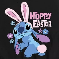 Disney Collection Little & Big Kid Boys Crew Neck Short Sleeve Regular Fit Lilo Stitch Graphic T-Shirt