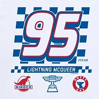 Disney Collection Little & Big Kid Boys Crew Neck Short Sleeve Regular Fit Cars Graphic T-Shirt