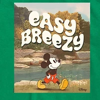 Disney Collection Little & Big Kid Boys Crew Neck Short Sleeve Regular Fit Mickey Mouse Graphic T-Shirt