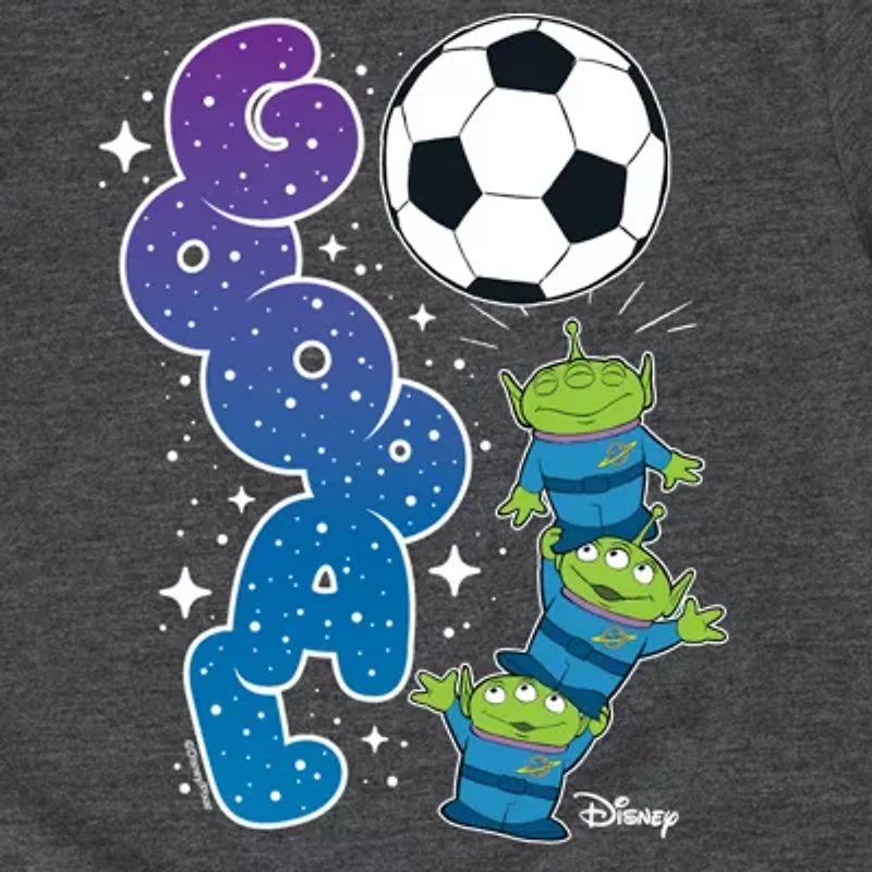 Disney Collection Toddler Boys Crew Neck Short Sleeve Regular Fit Toy Story Graphic T-Shirt