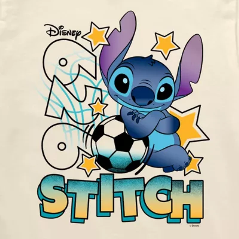 Disney Collection Toddler Boys Crew Neck Short Sleeve Regular Fit Graphic T-Shirt