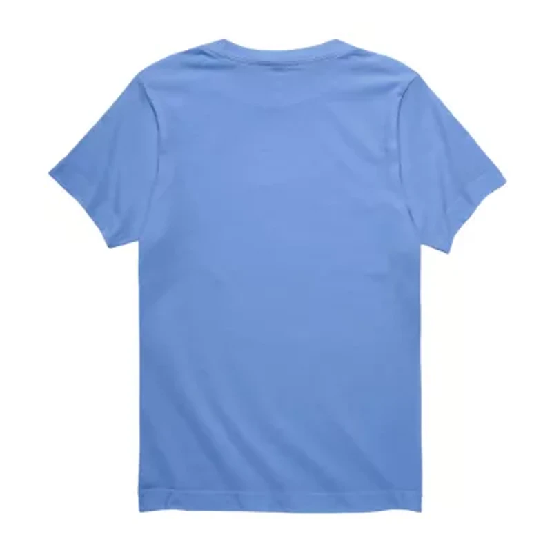 Disney Collection Little & Big Kid Boys Crew Neck Short Sleeve Regular Fit Cars Graphic T-Shirt