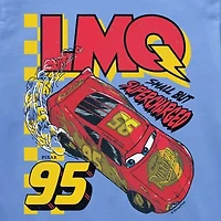 Disney Collection Little & Big Kid Boys Crew Neck Short Sleeve Regular Fit Cars Graphic T-Shirt