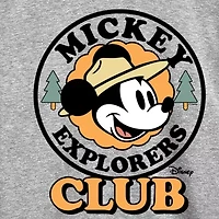 Disney Collection Toddler Boys Crew Neck Short Sleeve Regular Fit Mickey Mouse Graphic T-Shirt