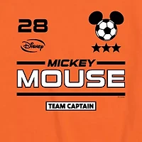 Disney Collection Little & Big Kid Boys Crew Neck Short Sleeve Regular Fit Mickey Mouse Graphic T-Shirt
