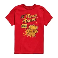 Disney Collection Little & Big Kid Boys Crew Neck Short Sleeve Regular Fit Toy Story Graphic T-Shirt