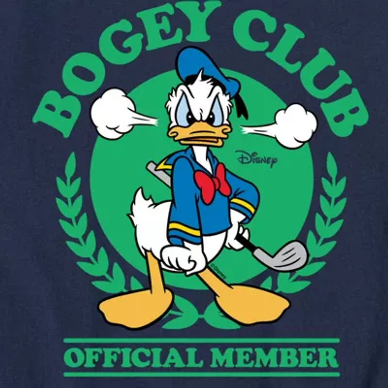 Disney Collection Toddler Boys Crew Neck Short Sleeve Regular Fit Donald Duck Graphic T-Shirt