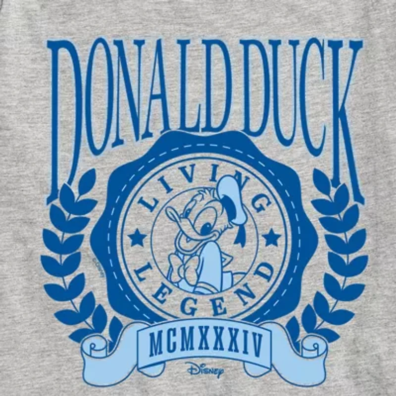 Disney Collection Toddler Boys Crew Neck Short Sleeve Regular Fit Donald Duck Graphic T-Shirt