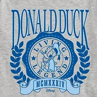 Disney Collection Toddler Boys Crew Neck Short Sleeve Regular Fit Donald Duck Graphic T-Shirt