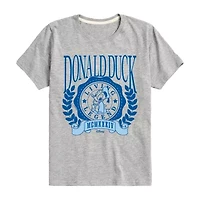 Disney Collection Toddler Boys Crew Neck Short Sleeve Regular Fit Donald Duck Graphic T-Shirt