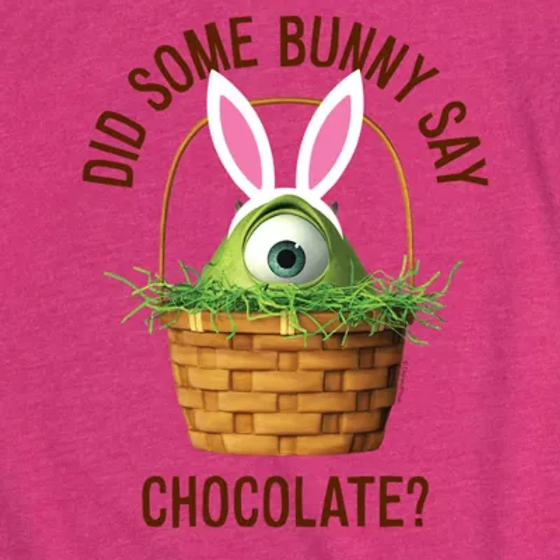 Disney Collection Little & Big Kid Girls Crew Neck Short Sleeve Regular Fit Monsters University Graphic T-Shirt