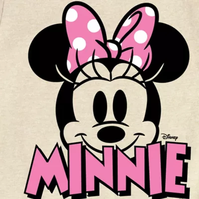 Disney Collection Toddler Girls Crew Neck Short Sleeve Regular Fit Graphic T-Shirt