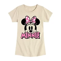 Disney Collection Toddler Girls Crew Neck Short Sleeve Regular Fit Graphic T-Shirt