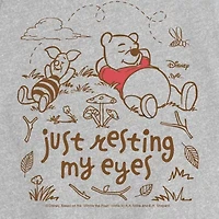 Disney Collection Toddler Girls Crew Neck Short Sleeve Regular Fit Winnie The Pooh Graphic T-Shirt