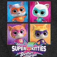 Disney Collection Toddler Girls Crew Neck Short Sleeve Regular Fit SuperKitties Graphic T-Shirt