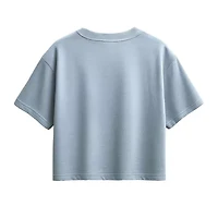 Disney Collection Little & Big Kid Girls Crew Neck Short Sleeve Regular Fit Lilo Stitch Graphic T-Shirt
