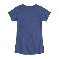 Disney Collection Toddler Girls Crew Neck Short Sleeve Regular Fit Winnie The Pooh Graphic T-Shirt