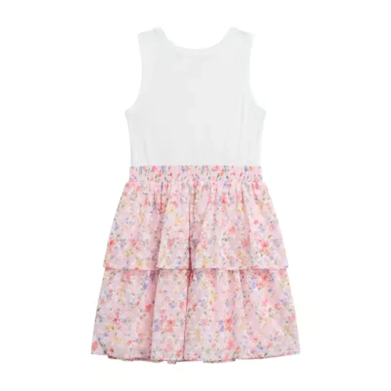 by&by girl Little & Big Kid Girls Floral 2-pc. Dress Set