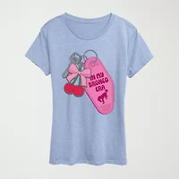 My Bronco Era Keychains Womens Crew Neck Short Sleeve Classic Fit Graphic T-Shirt