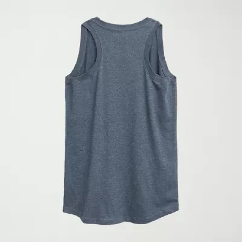 Patriotic Dandelion Birds Womens Crew Neck Sleeveless Tank Top