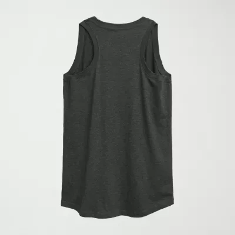 Patriotic Dandelion Birds Womens Crew Neck Sleeveless Tank Top