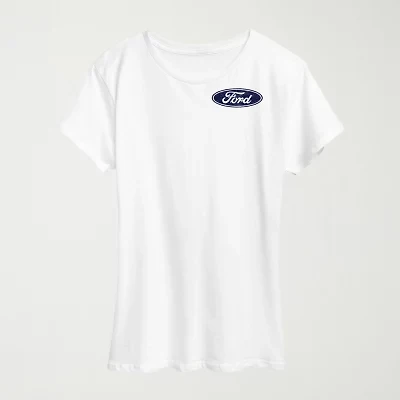 1970 Ford Bronco American Womens Crew Neck Short Sleeve Classic Fit Graphic T-Shirt