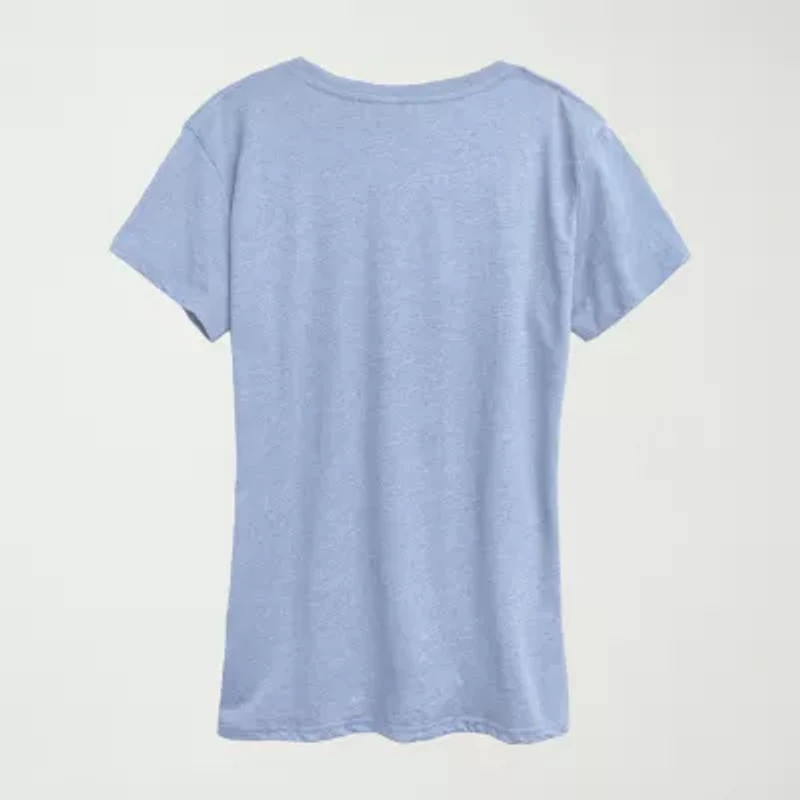 Spiderman Florals Womens Crew Neck Short Sleeve Classic Fit Graphic T-Shirt