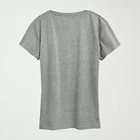 Black Widow Panels Womens Crew Neck Short Sleeve Classic Fit Marvel Graphic T-Shirt