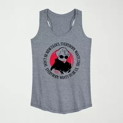 Everybody Wants To Be Us Womens Crew Neck Sleeveless Tank Top