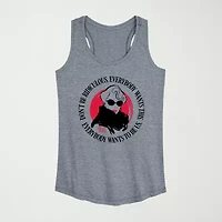 Everybody Wants To Be Us Womens Crew Neck Sleeveless Tank Top