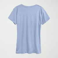 Livin Bother Free Womens Crew Neck Short Sleeve Classic Fit Winnie The Pooh Graphic T-Shirt