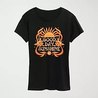 Good Day Sunshine Womens Crew Neck Short Sleeve Classic Fit The Beatles Graphic T-Shirt