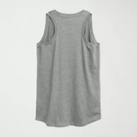 Florals For Spring Womens Crew Neck Sleeveless Tank Top