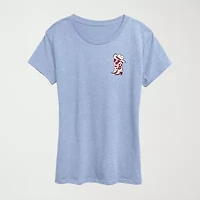 Western Americana Womens Scoop Neck Short Sleeve Classic Fit Barbie Graphic T-Shirt