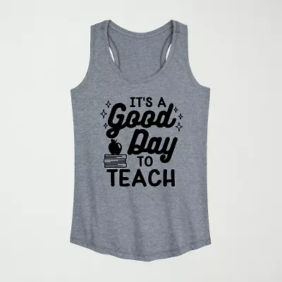 Its A Good Day To Teach Womens Crew Neck Sleeveless Tank Top