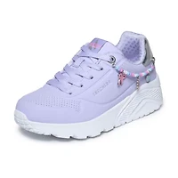 Skechers Uno Charming Lite Little Kid Girls Sneakers