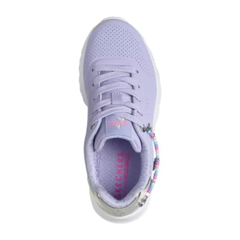 Skechers Uno Charming Lite Little Kid Girls Sneakers
