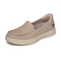 Skechers Bobs Hands Free Slip-Ins Arch Comfort Sun Womens Almond Closed Toe Slip-On Shoe