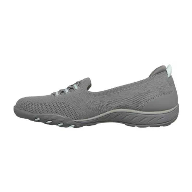 Skechers Breathe-Easy Feeling Sweet Womens Almond Closed Toe Slip-On Shoe