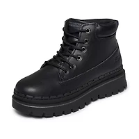 Skechers Womens Jammers Slip Resistant Flat Heel Work Boots