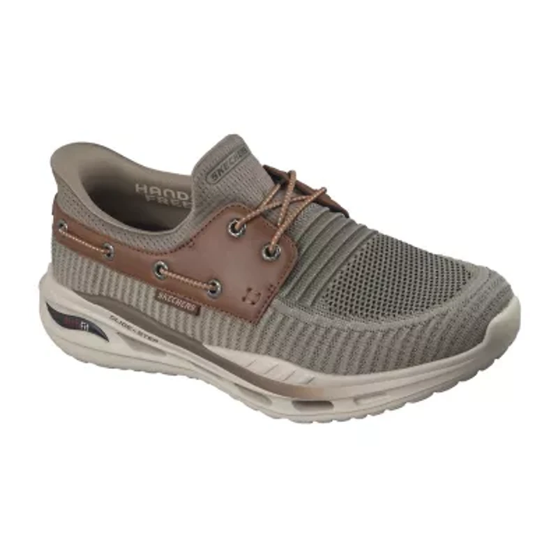 Skechers Hands Free Slip-Ins Arch Fit Orvan-Shoreman Mens Round Slip-On Shoe