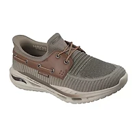 Skechers Hands Free Slip-Ins Arch Fit Orvan-Shoreman Mens Round Slip-On Shoe