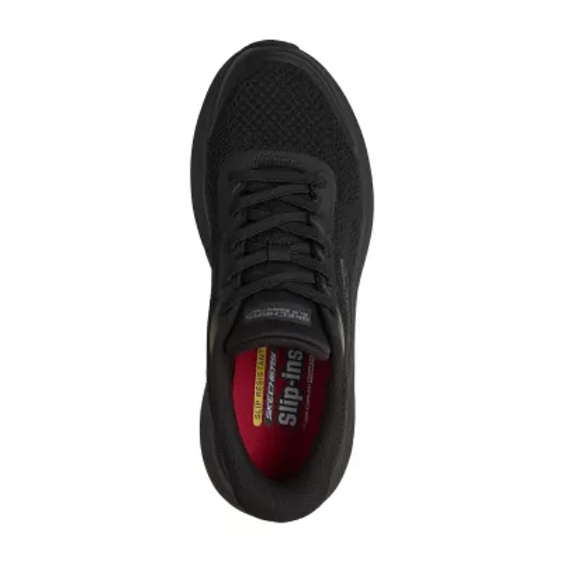 Skechers Hands Free Slip-Ins Max Cushion Endeavor Mens Round Closed Toe Work Shoes